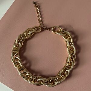 J.Crew Elegant Gold Chain Chocker Necklace